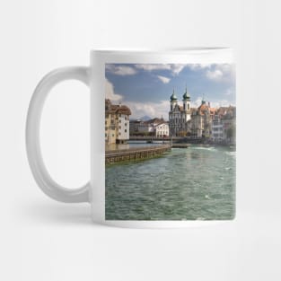 Reuss River in Lucerne Mug